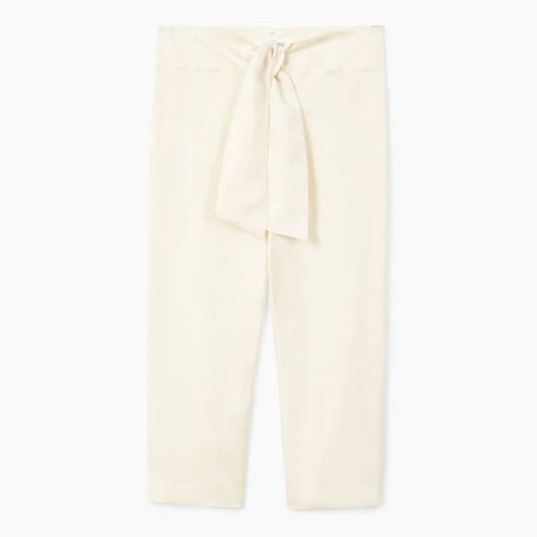 Bow Soft Fabric Trousers from Mango