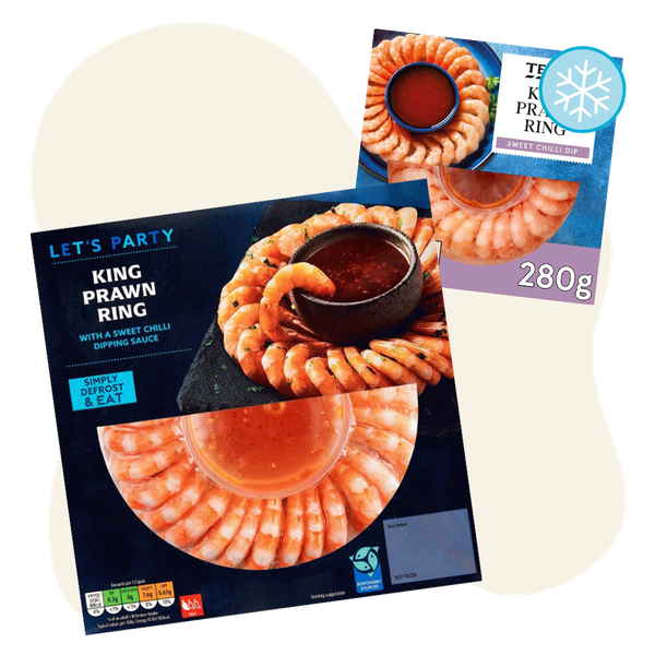 King Prawn Ring With Sweet Chilli Sauce from Iceland