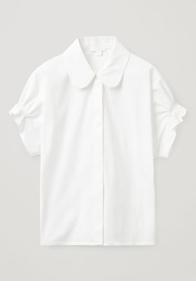 Smocked Short-Sleeve Shirt from Cos