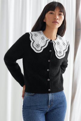 Cropped Textured Cardigan from & Other Stories