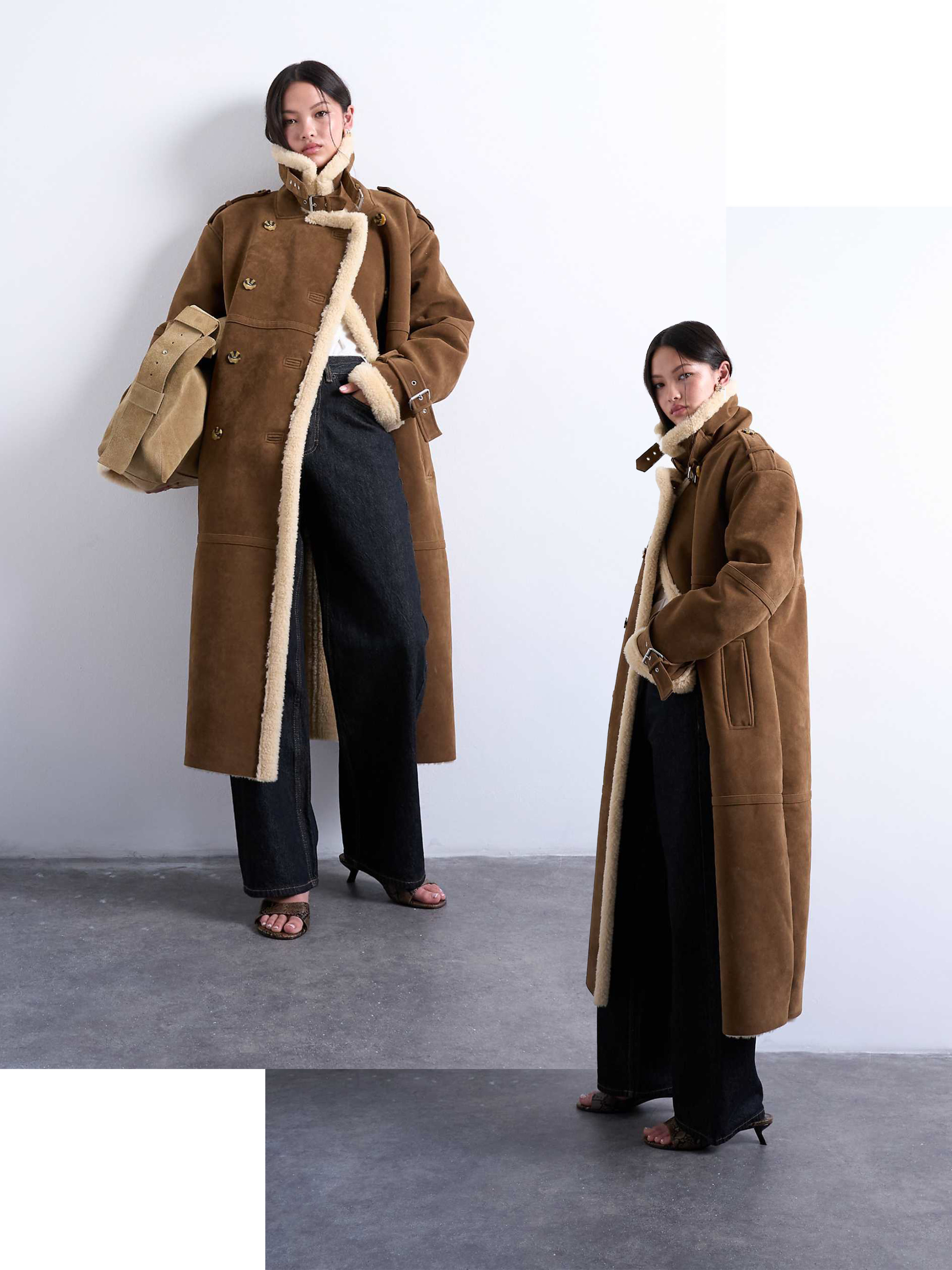 Longline Aviator Shearling