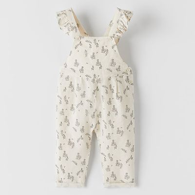 Jumpsuit With Ruffled Straps from Zara