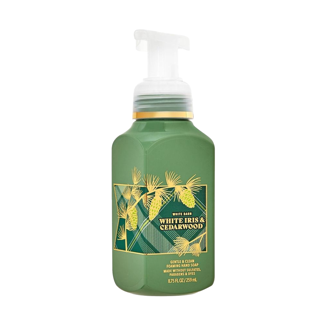 White Iris & Cedarwood Gentle & Clean Foaming Hand Soap