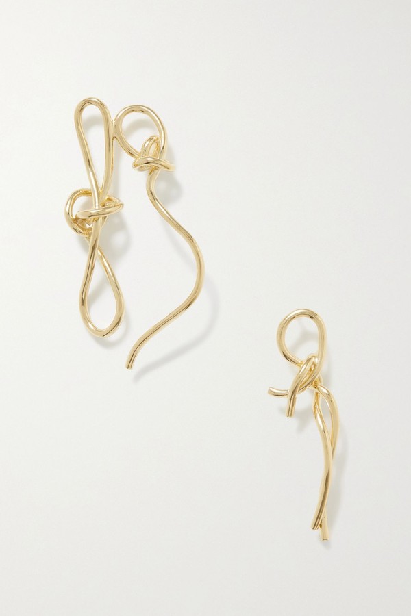 Thread Gold-Plated Earrings from Completed Works
