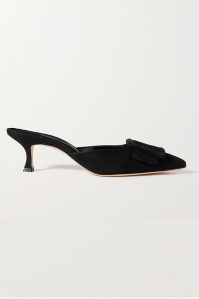 Maysale Mules from Manolo Blahnik