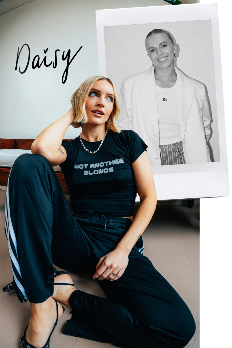 Not Another Blonde Baby Tee from Ruby Loot