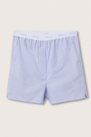 Cotton Striped Shorts- Can't find from Mango