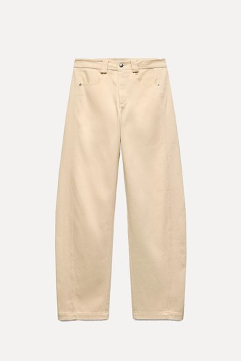 Trousers With Front Stitching