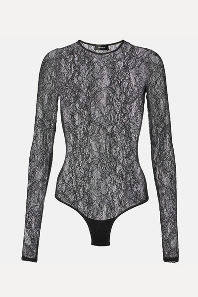 Floral Lace Bodysuit from Wadrobe NYC