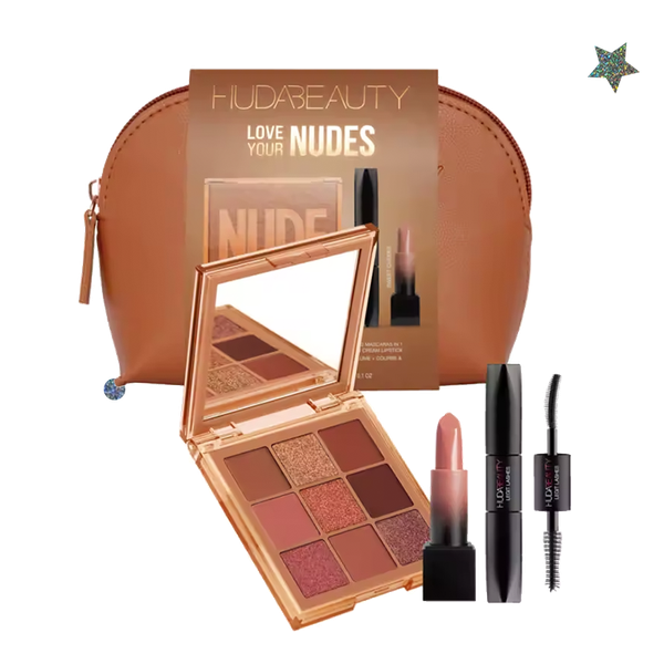 Nude Get The Look Eye & Lip Medium Set from Huda Beauty 