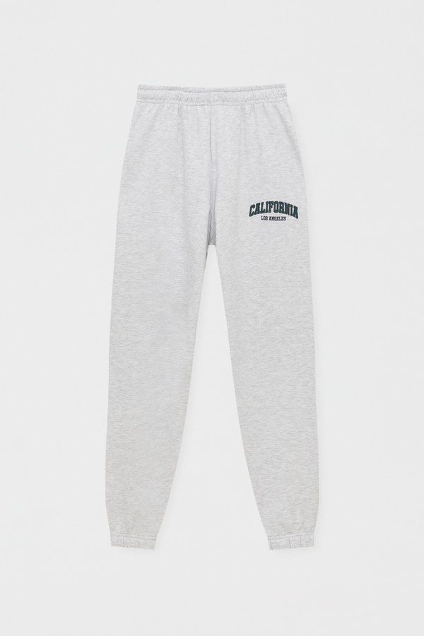 Embroidered Varsity Joggers from Pull & Bear