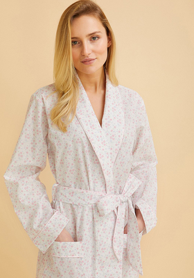 Classic Cotton Dressing Gown from Bonsoir Of London