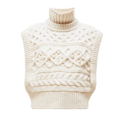 Milane Sleeveless Cable-Knit Sweater from Isabel Marant