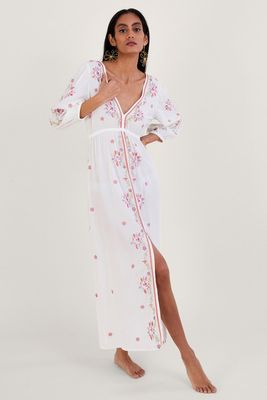 Embroidered Maxi Kaftan Dress from Monsoon