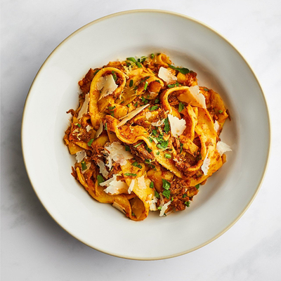 Grass Fed Beef Ragu With Orecchiette Pasta