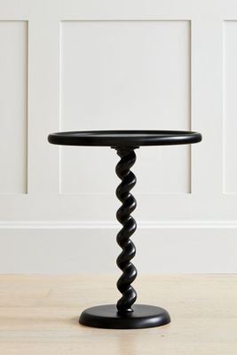Black Twister Side Table from Rose And Grey