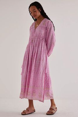 Fifi Long Sleeve Midi Dress from Dilli Grey