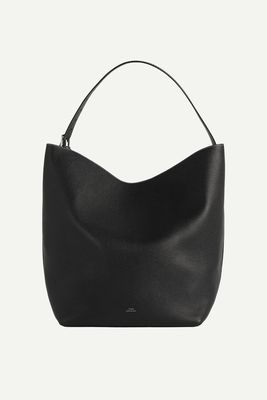 Belted Leather Tote Bag from Totême