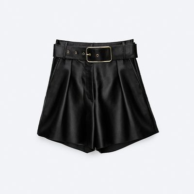 Leather Shorts from Uterque