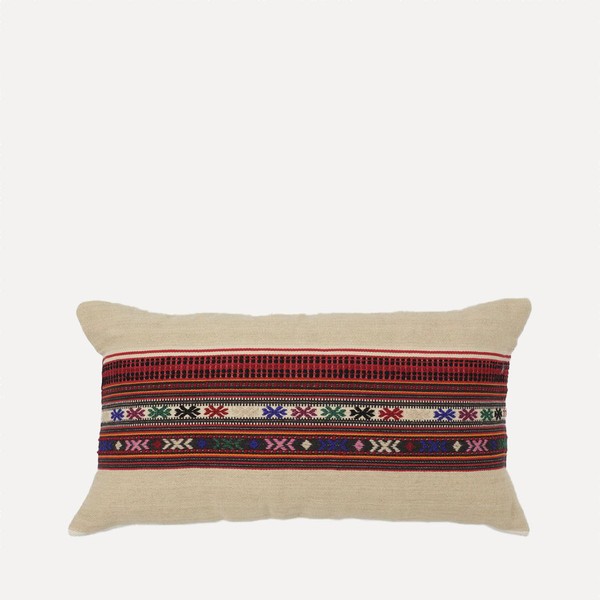 Cushion With Anca Border from Décors Barbares x Namay Samay 