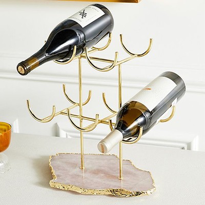 Rose Quartz Wine Rack from Anthropologie