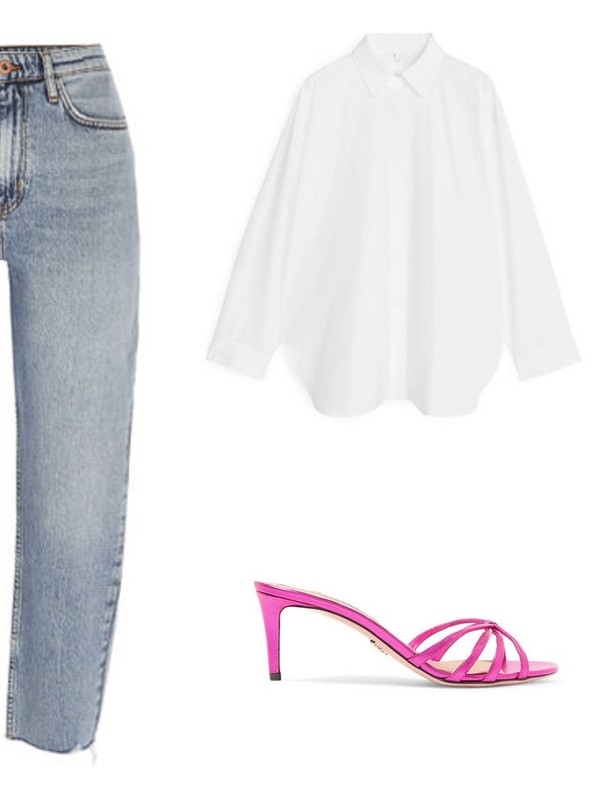 Look We Love: Shirt, Jeans and Colourful Shoes