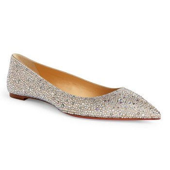 Ballalla Embellished Ballet Flats from Christian Louboutin