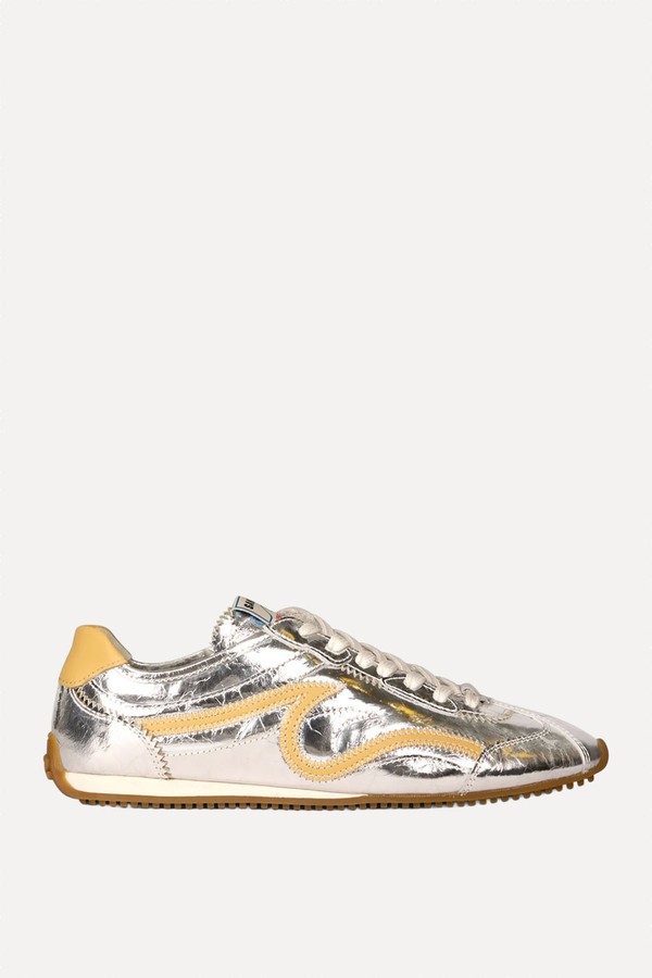 LightWave Metallic Leather Trainers  from Sandro 
