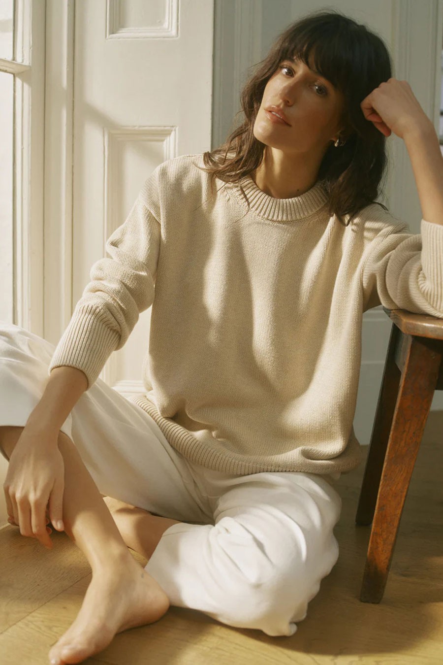 Cornwall Jumper from with nothing underneath