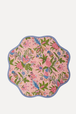 Lilly Rose Scalloped Placemats  from Casa By Josephine Jenno