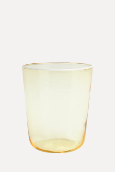 White Rim Glass Tumbler from John Lewis