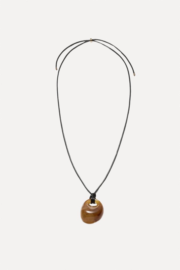 Polished Resin Cord Pendant from John Lewis 