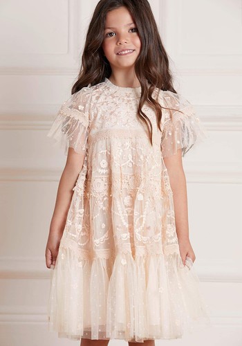 Midsummer Lace Kids Dress from Needle & Thread