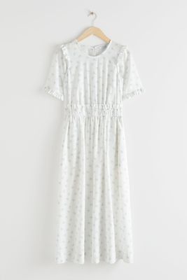 Lyocell Blend Ruffle Maxi Dress from & Other Stories
