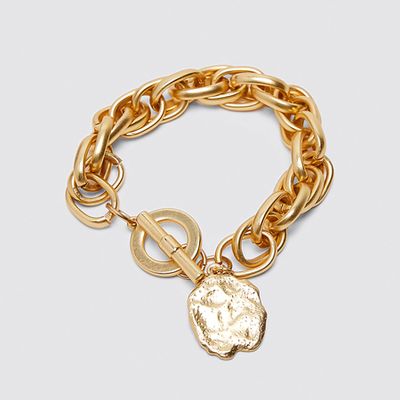 Link Bracelet with Medallion from Zara