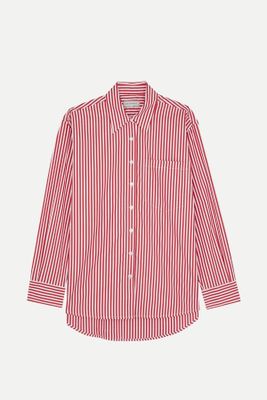 Cherry Striped Cotton Shirt from Lee Mathews 