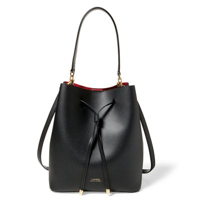 Leather Debby Drawstring Bag