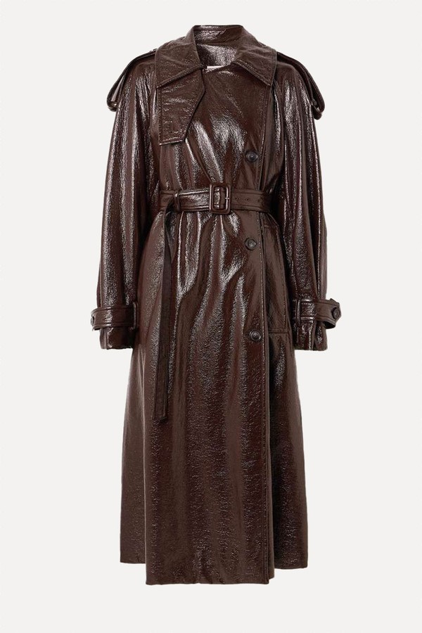 Bairo Coated-Cotton Trench Coat from Sportmax