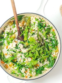 Green Vegetable Risotto