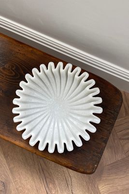 Large Fluted Marble Bowl from Aesthete