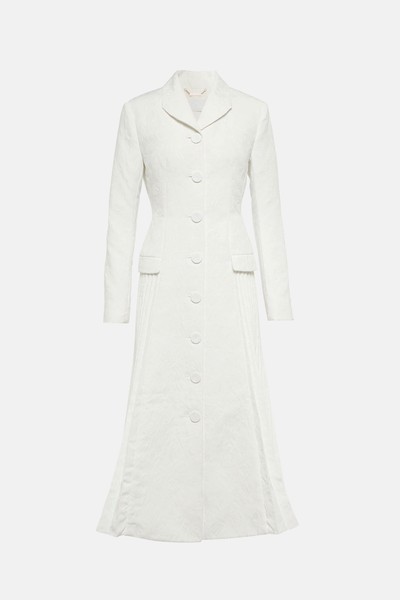 Bridal Calla Cloqué Coat from Erdem