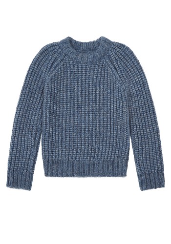 Martin Baby Alpaca and Merino Wool Jumper Blue from Aymara