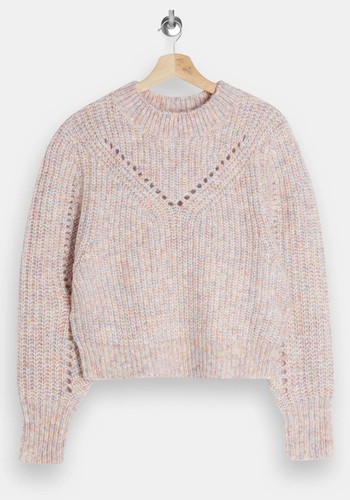 Pointelle Neppy Knitted Jumper