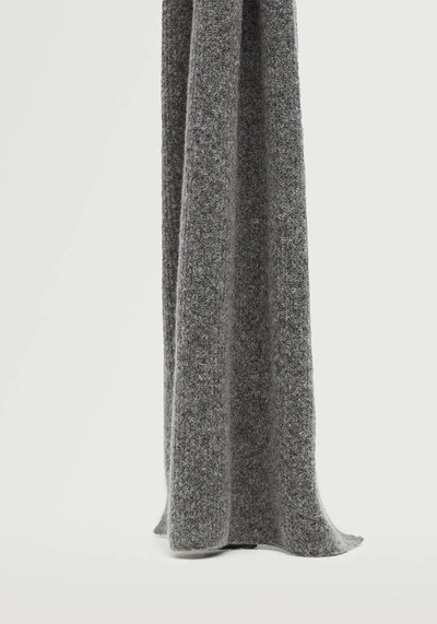 Knit Wool-Blend Scarf from Mango