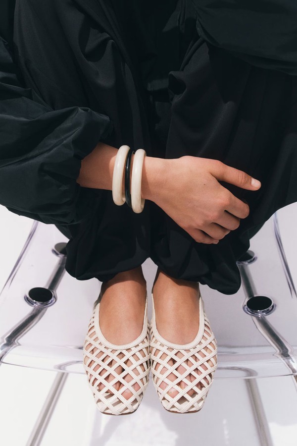 Leather Slingbacks from H&M