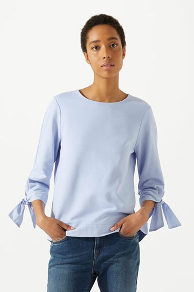 Tie Cuff Sweatshirt from Jigsaw