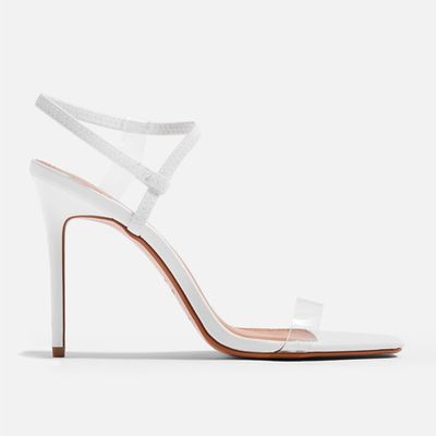 SATINE Square Toe Sandals from Topshop