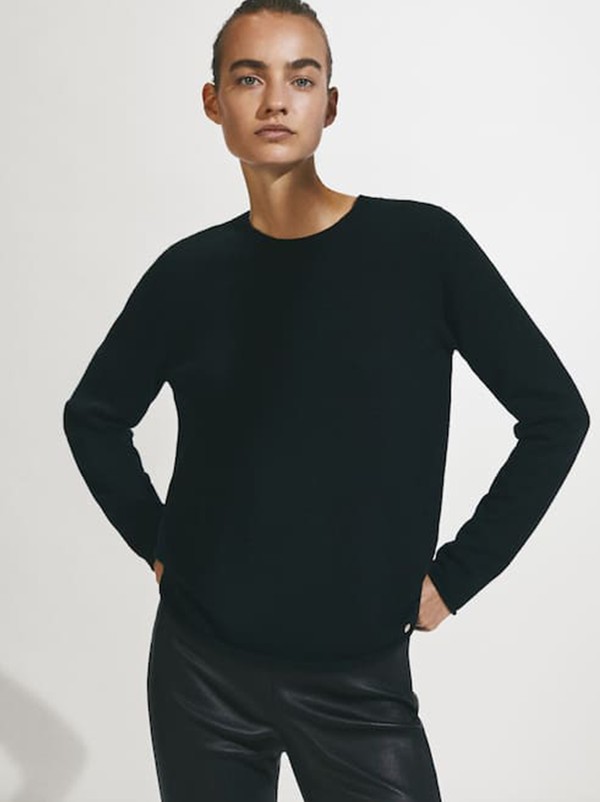 100% Cashmere Crew Neck Sweater