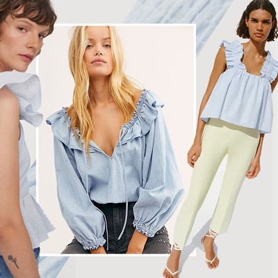 12 Pretty Blue Tops To Buy Now