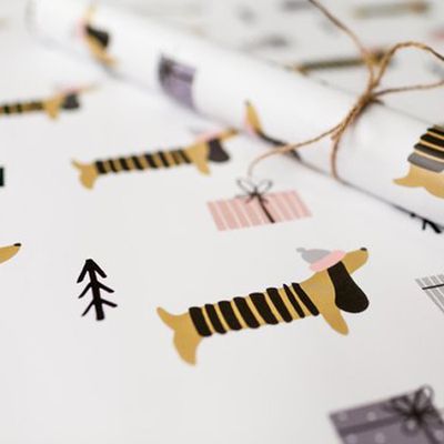 Dachshund Festive Wrapping Paper